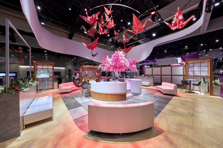 DDW 2022 booth for pharmaceutical company