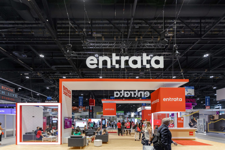 Entrata booth at NAA 2021