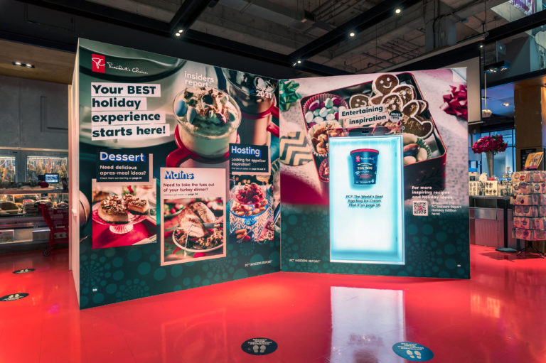 Loblaws pop up holiday activation
