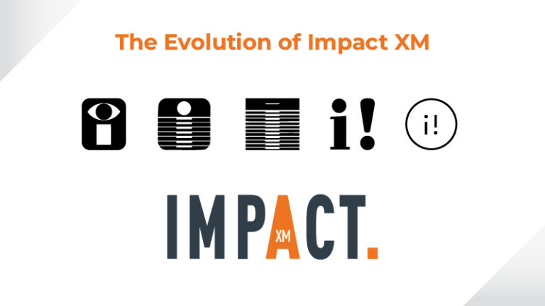 Impact XM 50th anniversary evolution logo